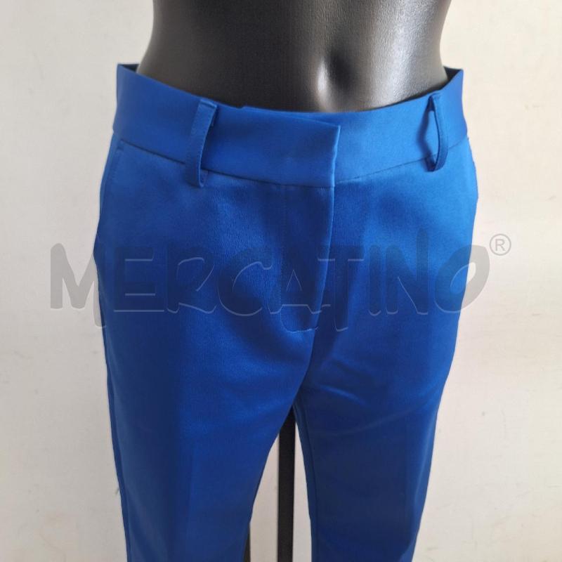 PANTALONE DONNA WEILI ZHENG BLU RASO | Mercatino dell'Usato Ottaviano 2