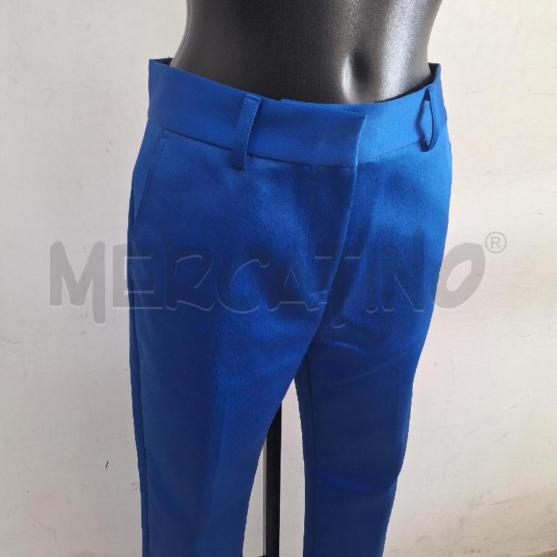 PANTALONE DONNA WEILI ZHENG BLU RASO | Mercatino dell'Usato Ottaviano 3