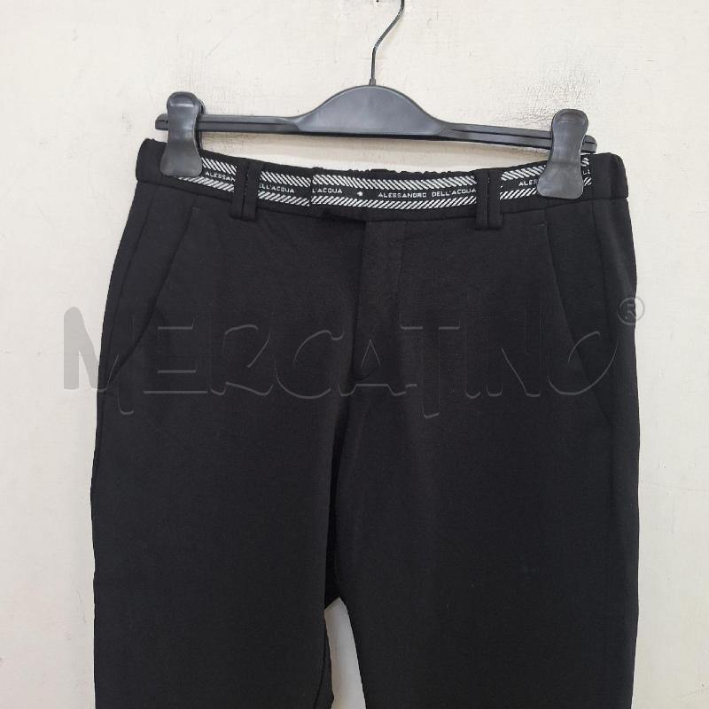 PANTALONE UOMO ALESSANDRO DELL'ACQUA NERO | Mercatino dell'Usato Ottaviano 2