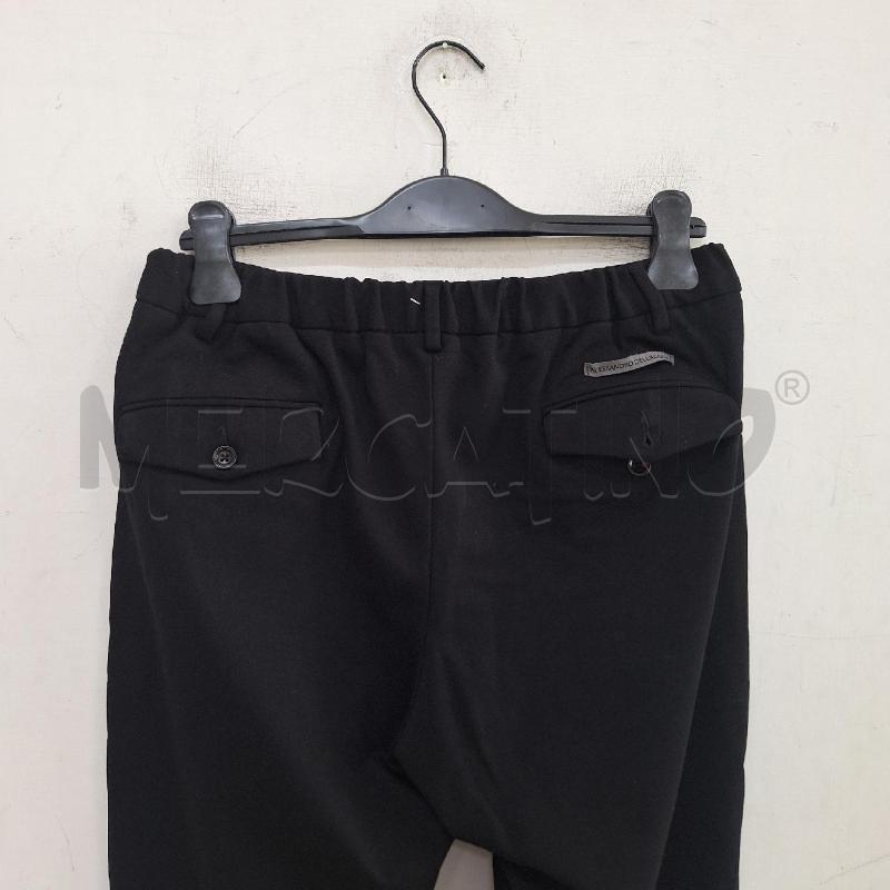 PANTALONE UOMO ALESSANDRO DELL'ACQUA NERO | Mercatino dell'Usato Ottaviano 3