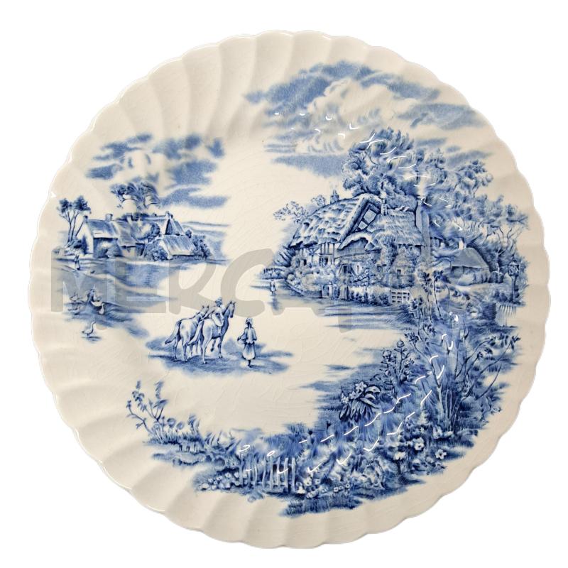 PIATTI PZ. 2 HAPPY ENGLAND BLU BY JOHNSON BROS  | Mercatino dell'Usato Ottaviano 2
