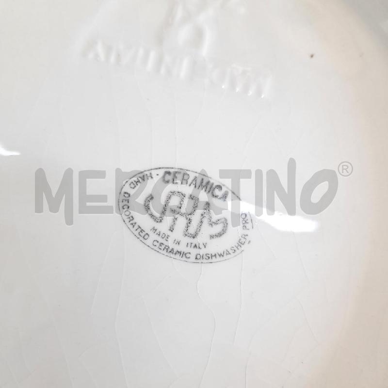 PIATTO GRANDE CERAMICA ARM MADE IN ITALY UVA - 41 CM. | Mercatino dell'Usato Ottaviano 2