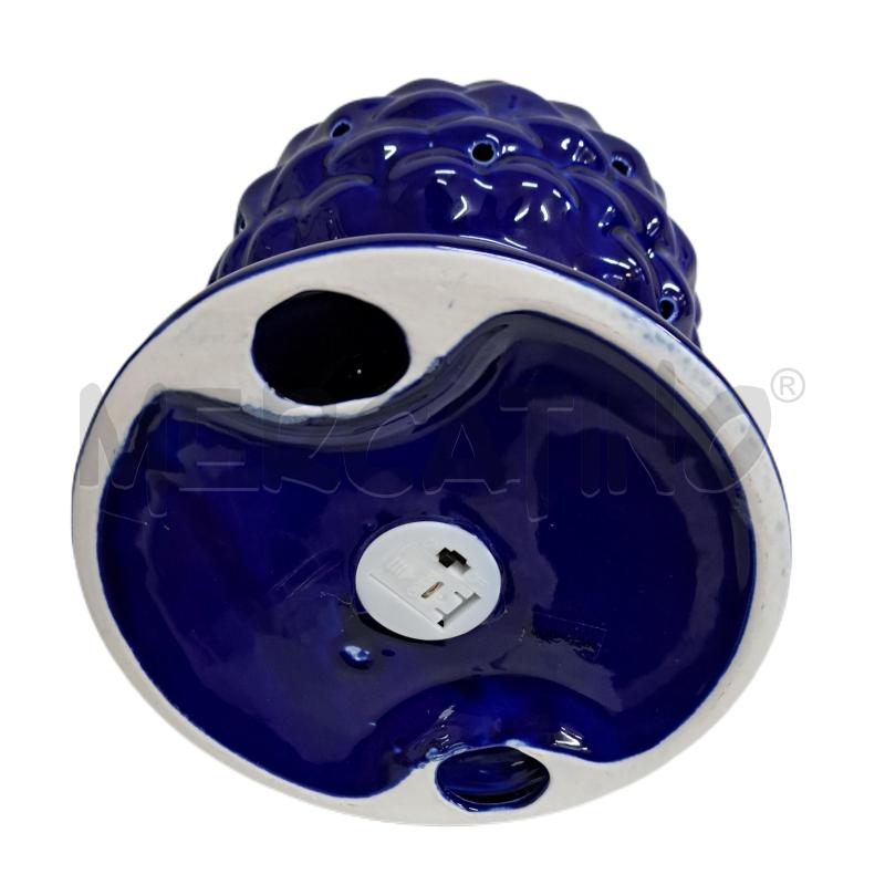 PIGNA CERAMICA BLU GRANDE LUCE - 30 CM. | Mercatino dell'Usato Ottaviano 3