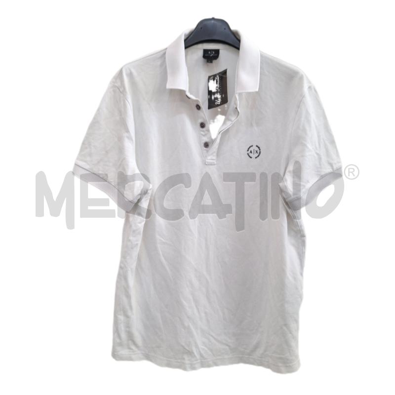 POLO UOMO ARMANI EXCHANGE BIANCO  | Mercatino dell'Usato Ottaviano 1