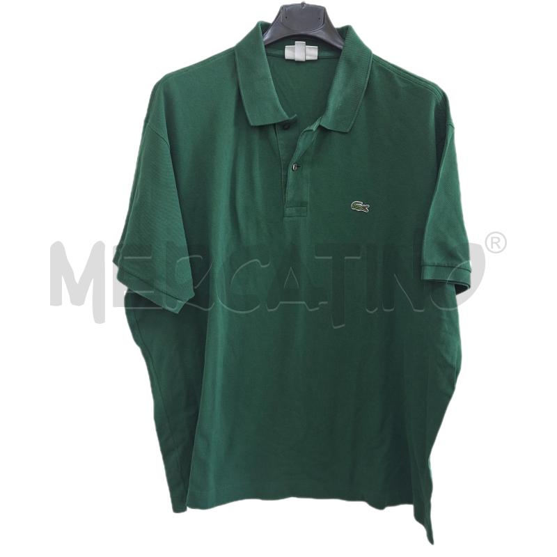 POLO UOMO LACOSTE VERDE  | Mercatino dell'Usato Ottaviano 1