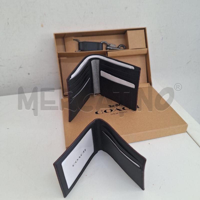 PORTA FOGLIO COACH BOX SET NERO | Mercatino dell'Usato Ottaviano 3
