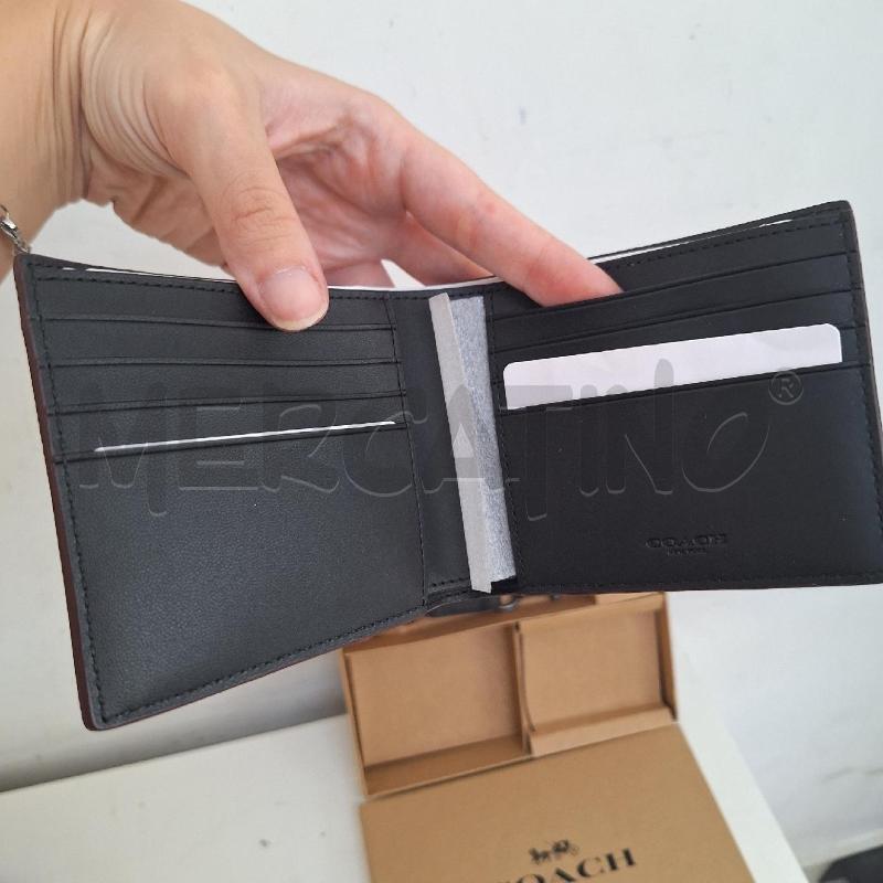 PORTA FOGLIO COACH BOX SET NERO | Mercatino dell'Usato Ottaviano 4