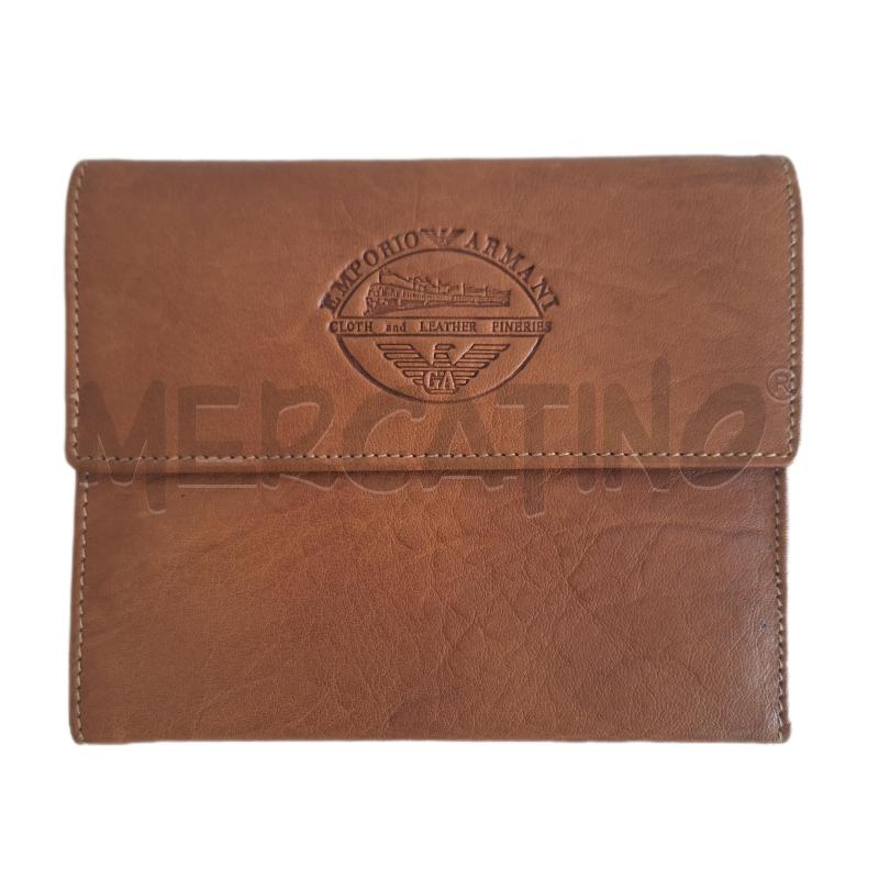 PORTA FOGLIO EMPORIO ARMANI CLOTH AND LEATHER FINERIES  | Mercatino dell'Usato Ottaviano 1