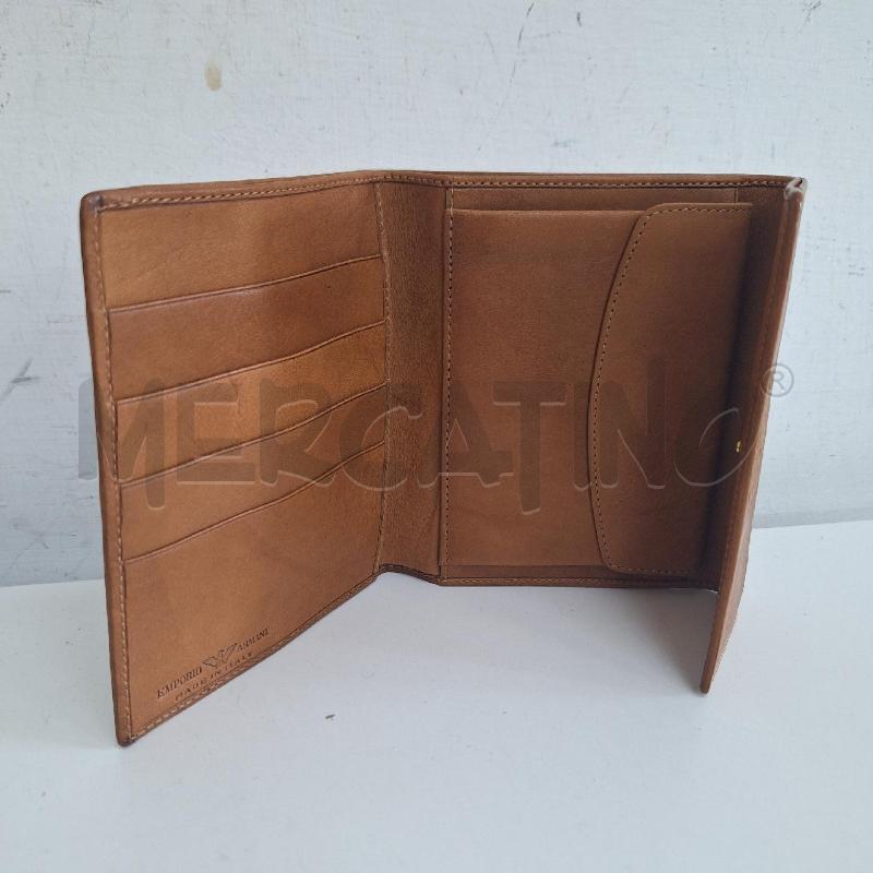 PORTA FOGLIO EMPORIO ARMANI CLOTH AND LEATHER FINERIES  | Mercatino dell'Usato Ottaviano 2