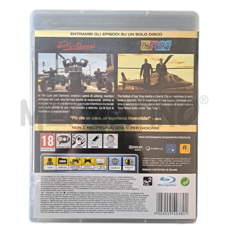 PS3 - GRAND THEFT AUTO EPISODES FROM LIBERTY CITY  | Mercatino dell'Usato Ottaviano 2