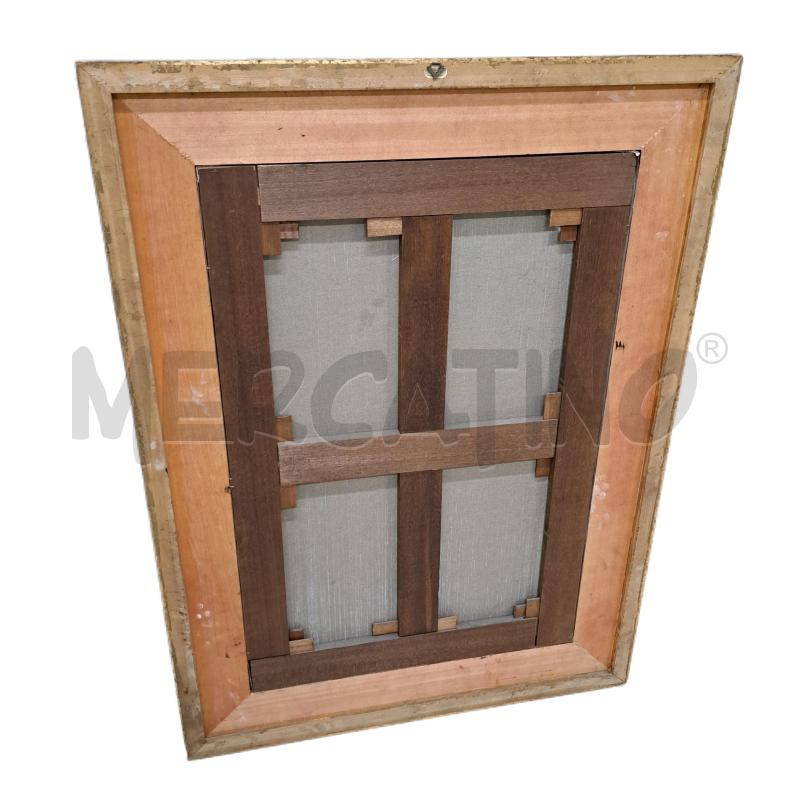 QUADRO DONNA CHE DIPINGE CORNICE LEGNO DORATO  | Mercatino dell'Usato Ottaviano 2