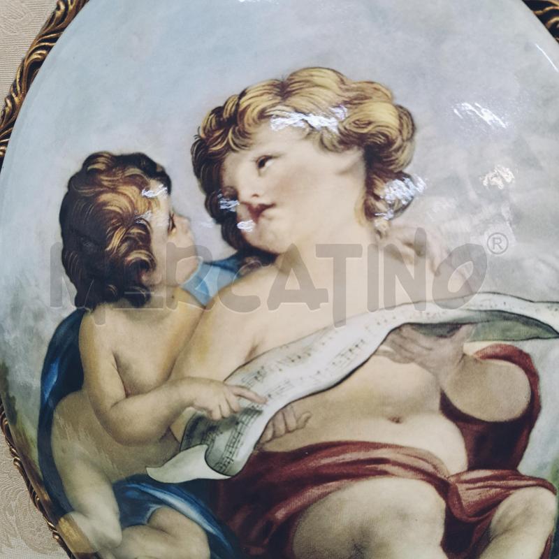 QUADRO OVALE PUTTI MUSICALI  | Mercatino dell'Usato Ottaviano 2
