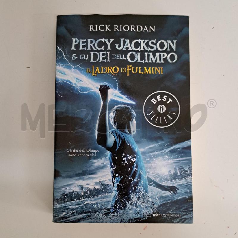 RICK RIORDAN - PERCY JACKSON E GLI DEI DELL'OLIMPO - IL LADRO DI FULMINI  | Mercatino dell'Usato Ottaviano 1