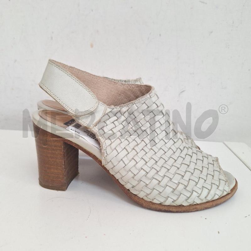 SANDALI DONNA BATA GRIGIO INTRECCIATO | Mercatino dell'Usato Ottaviano 2