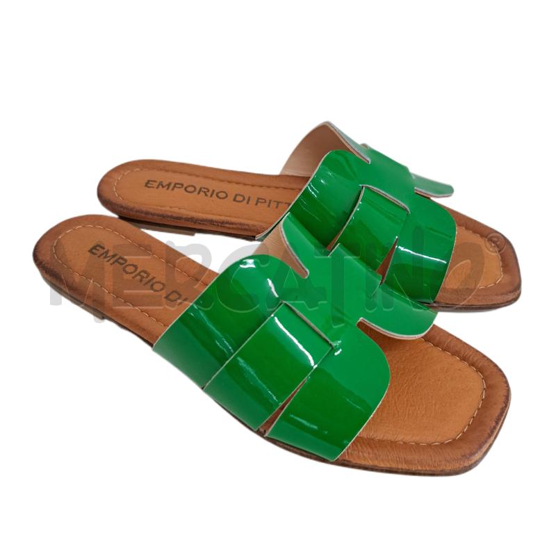 SANDALI DONNA EMPORIO DI PITTI VERDE | Mercatino dell'Usato Ottaviano 1