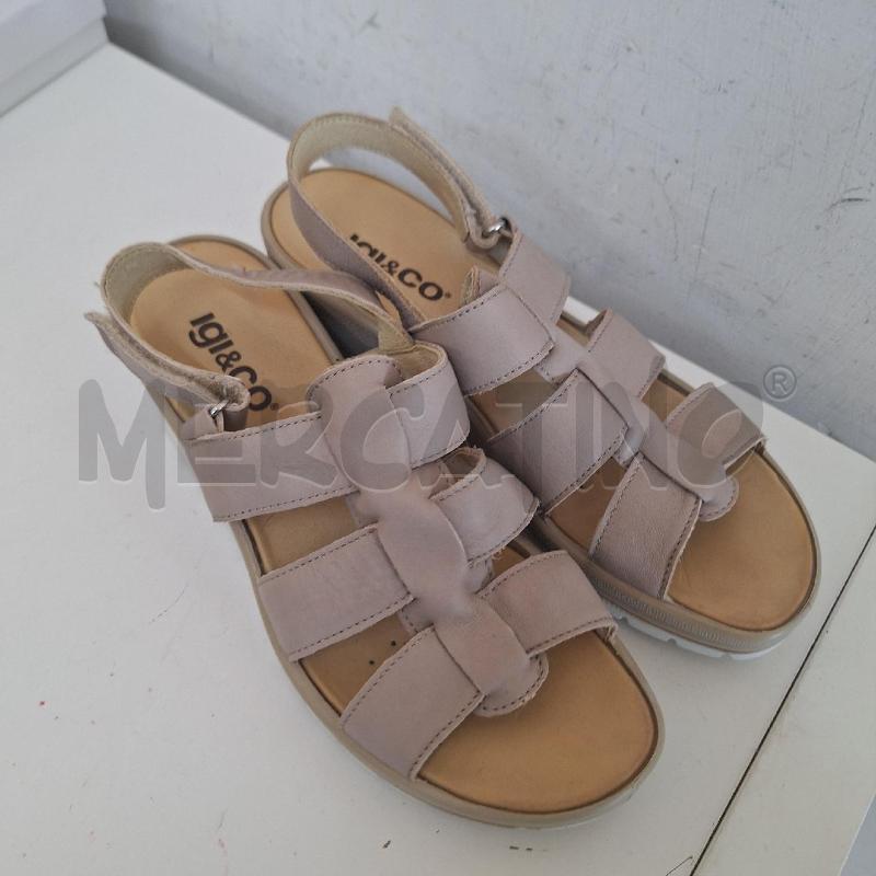 SANDALI DONNA IGI&CO GRIGIO  | Mercatino dell'Usato Ottaviano 2