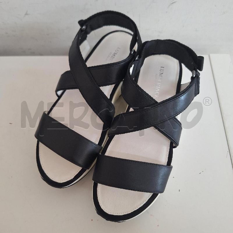 SANDALI DONNA LUMBERJACK NERO SUOLA BIANCO NUOVO | Mercatino dell'Usato Ottaviano 2