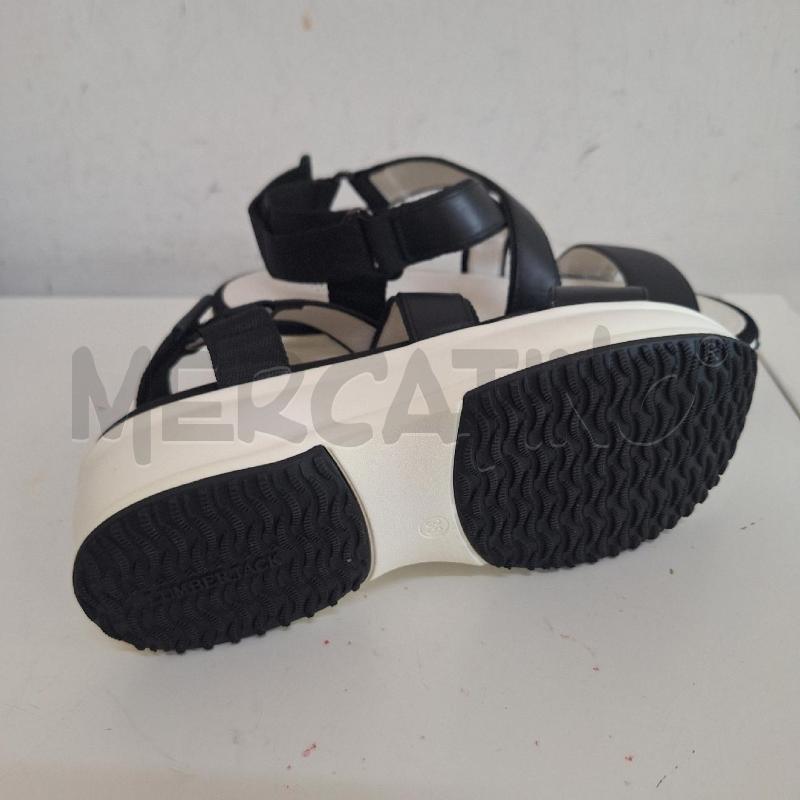 SANDALI DONNA LUMBERJACK NERO SUOLA BIANCO NUOVO | Mercatino dell'Usato Ottaviano 4