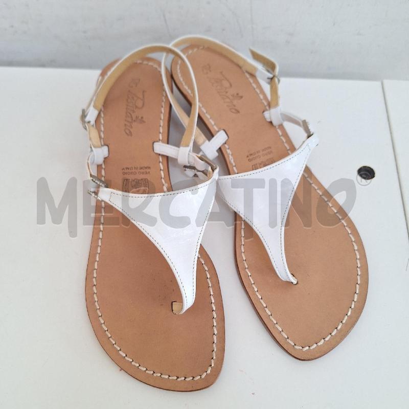 SANDALI DONNA POSITANO BIANCO INFRADITO | Mercatino dell'Usato Ottaviano 4