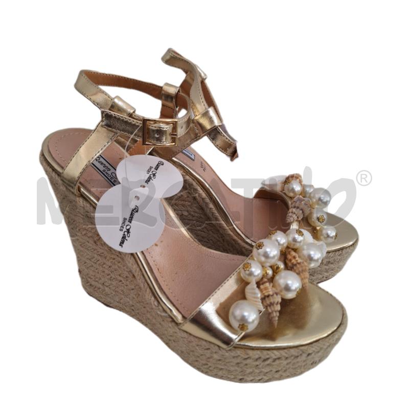 SANDALI DONNA QUEEN HELENA PERLINE CONCHIGLIE NUOVO | Mercatino dell'Usato Ottaviano 1
