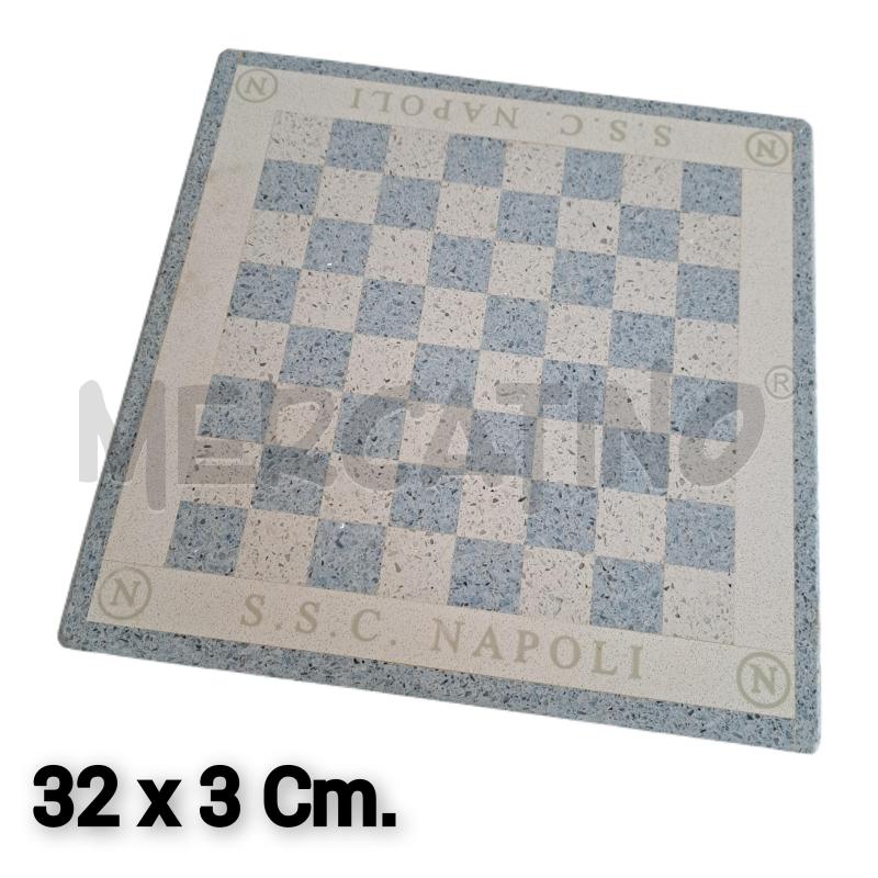 SCACCHIERA MARMO GRANITO S.S.C. NAPOLI PEDINE VETRO  | Mercatino dell'Usato Ottaviano 1