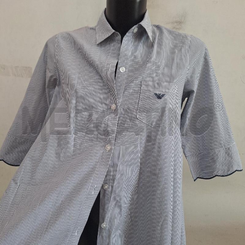 SCAMICIATO EMPORIO ARMANI UNDERWEAR BLU RIGHE  | Mercatino dell'Usato Ottaviano 2