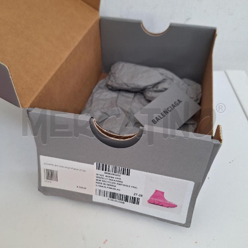 SCARPE BAMBINA BALENCIAGA FUCSIA | Mercatino dell'Usato Ottaviano 4