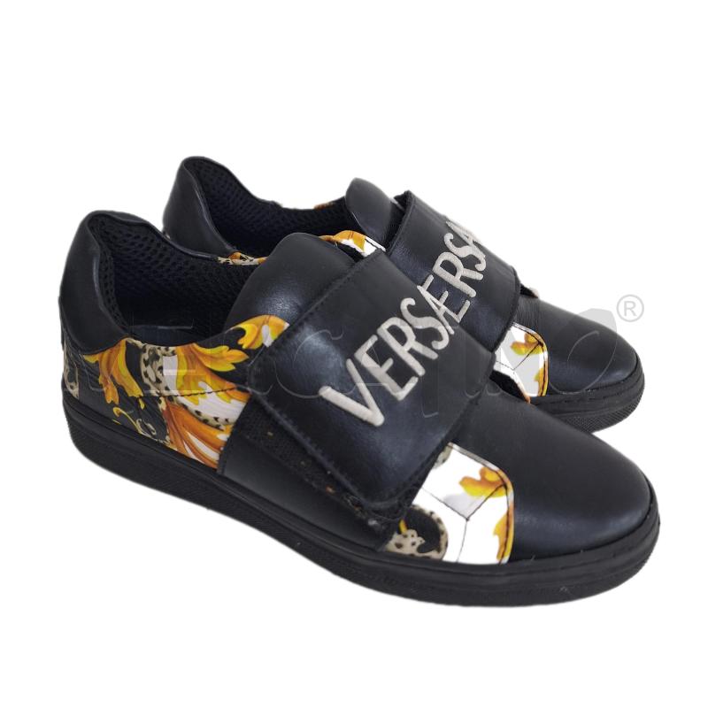 SCARPE BAMBINO VERSACE NERO DORATO | Mercatino dell'Usato Ottaviano 1