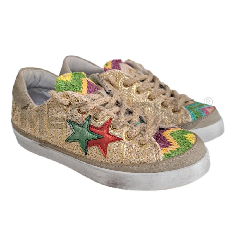SCARPE DONNA 2STAR RAFIA DORATO | Mercatino dell'Usato Ottaviano 1