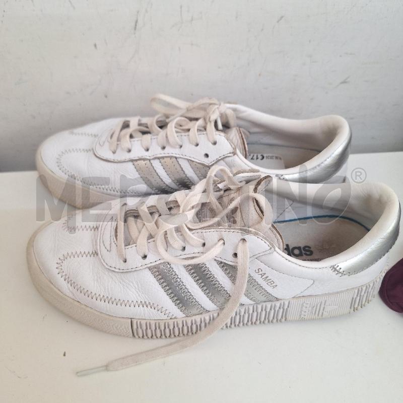 SCARPE DONNA ADIDAS BIANCO GRIGIO  | Mercatino dell'Usato Ottaviano 2