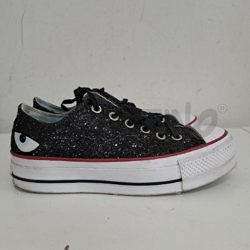 SCARPE DONNA CHIARA FERRAGNI NERO GLITTER | Mercatino dell'Usato Ottaviano 5