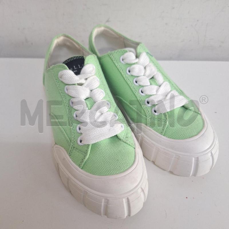 SCARPE DONNA GAELLE VERDE TELA | Mercatino dell'Usato Ottaviano 3