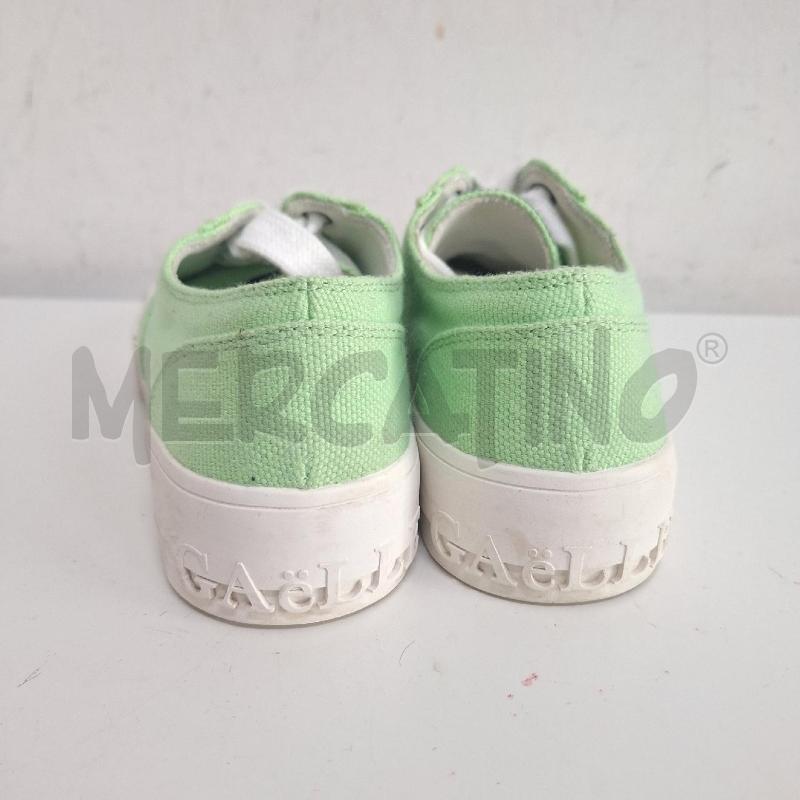 SCARPE DONNA GAELLE VERDE TELA | Mercatino dell'Usato Ottaviano 4