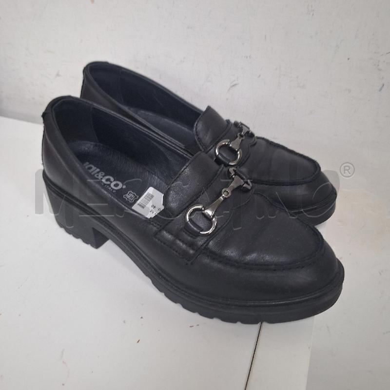 SCARPE DONNA IGI&CO MOCASSINO TACCO NERO | Mercatino dell'Usato Ottaviano 2