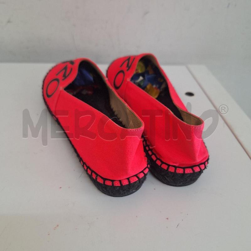 SCARPE DONNA KENZO ESPADRILLAS NEON ROSA NERO | Mercatino dell'Usato Ottaviano 4