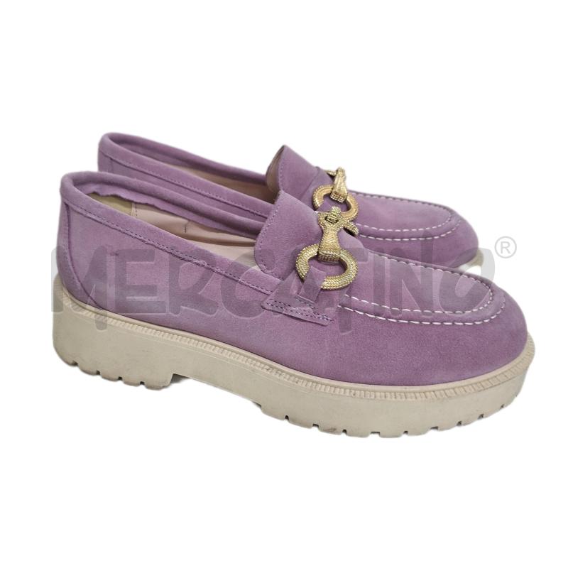SCARPE DONNA LEY LILLA DORATO | Mercatino dell'Usato Ottaviano 1
