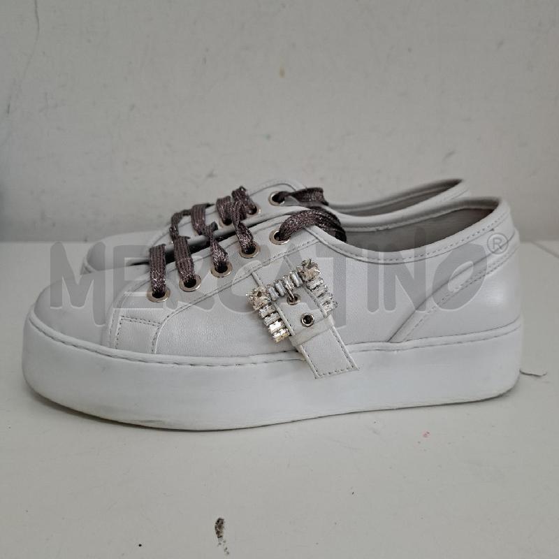 SCARPE DONNA LUCA GROSSI BIANCO STRASS | Mercatino dell'Usato Ottaviano 3