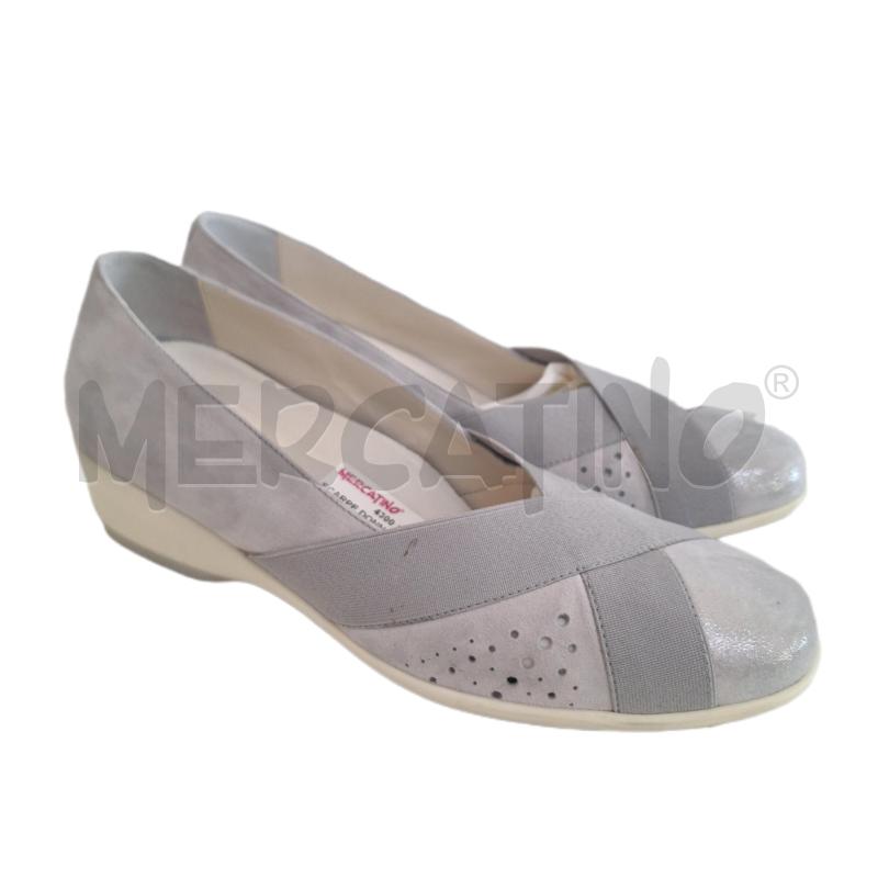 SCARPE DONNA MELLUSO GRIGIO ARGENTATO | Mercatino dell'Usato Ottaviano 1