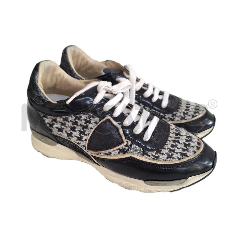 SCARPE DONNA PHILIPPE MODEL NERO BIANCO PIED DE POULE | Mercatino dell'Usato Ottaviano 1