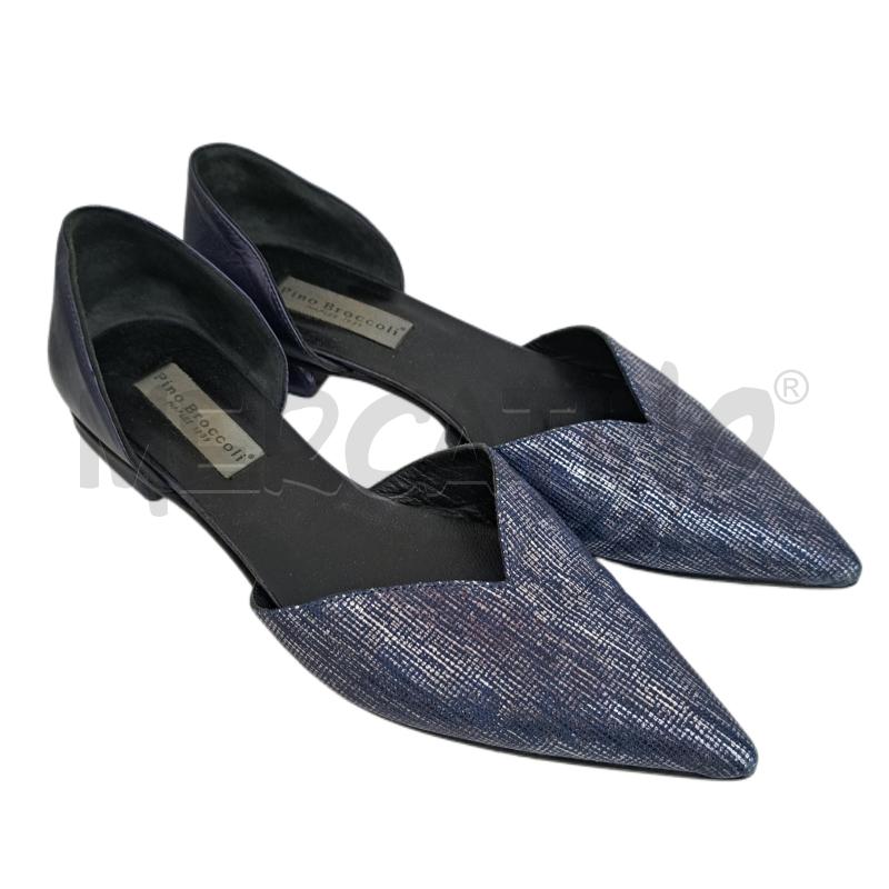 SCARPE DONNA PINO BROCCOLI BLU BALLERINE | Mercatino dell'Usato Ottaviano 1