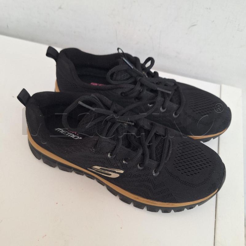 SCARPE DONNA SKECHERS NERO MARRONE | Mercatino dell'Usato Ottaviano 3