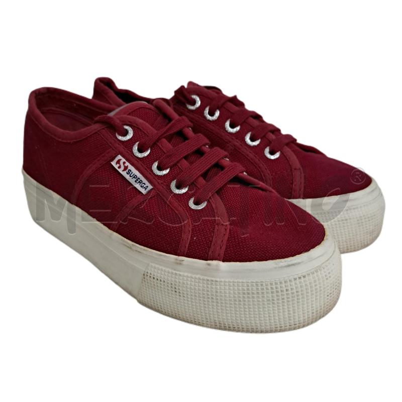 SCARPE DONNA SUPERGA ROSSO SCURO | Mercatino dell'Usato Ottaviano 1
