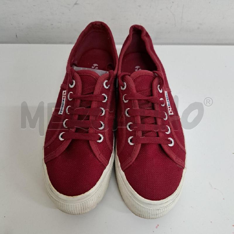 SCARPE DONNA SUPERGA ROSSO SCURO | Mercatino dell'Usato Ottaviano 2
