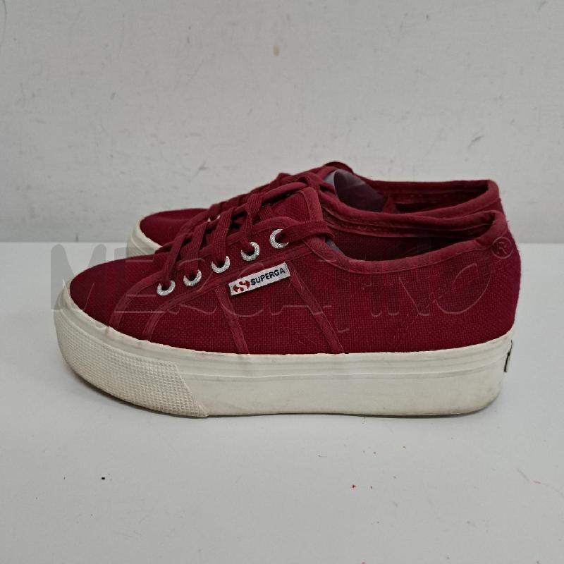 SCARPE DONNA SUPERGA ROSSO SCURO | Mercatino dell'Usato Ottaviano 3