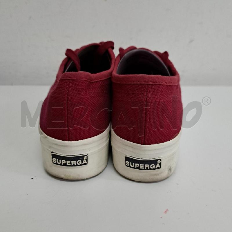 SCARPE DONNA SUPERGA ROSSO SCURO | Mercatino dell'Usato Ottaviano 4