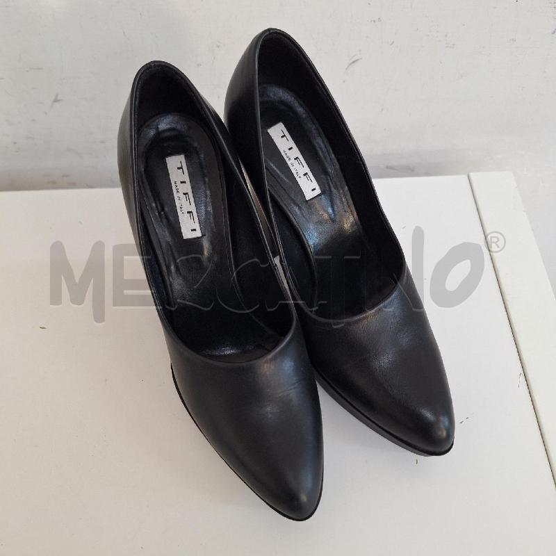 SCARPE DONNA TIFFI NERO PELLE TACCO PUNTA | Mercatino dell'Usato Ottaviano 4