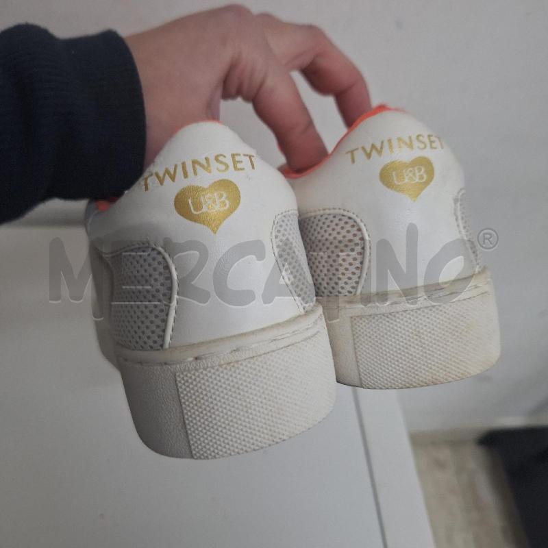 SCARPE DONNA TWIN-SET BIANCO FLUO RETE | Mercatino dell'Usato Ottaviano 3