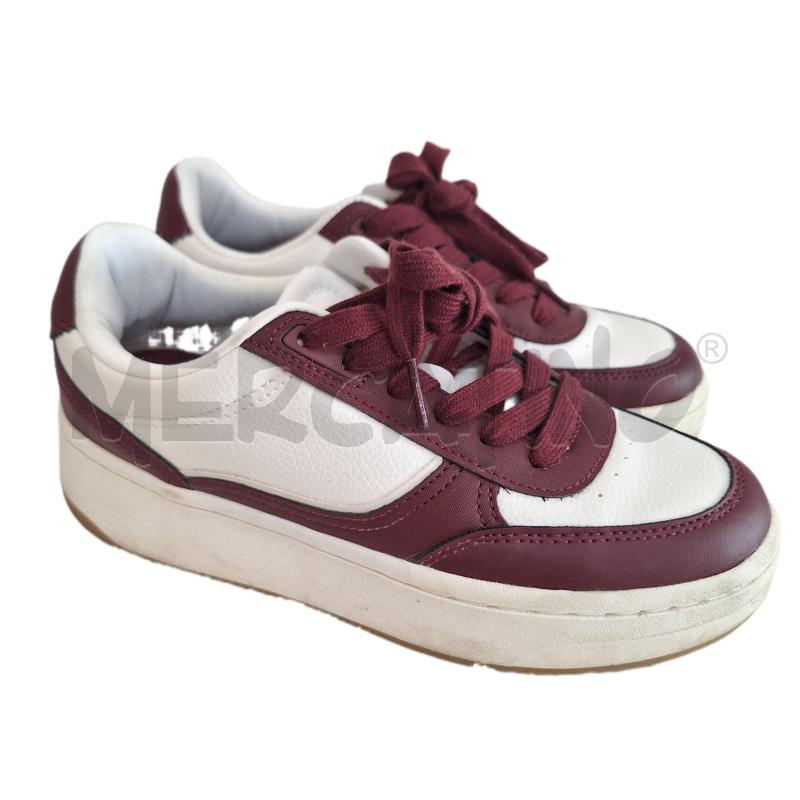 SCARPE DONNA ZARA BORDEAUX BIANCO | Mercatino dell'Usato Ottaviano 1