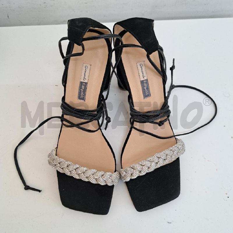 SCARPE TACCHI GIANCARLO FITTIPALDI NERO STRASS | Mercatino dell'Usato Ottaviano 2
