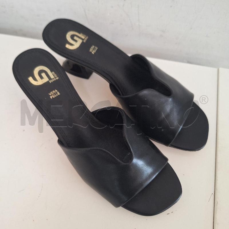 SCARPE TACCHI GOLD GOLD NERO PELLE | Mercatino dell'Usato Ottaviano 2